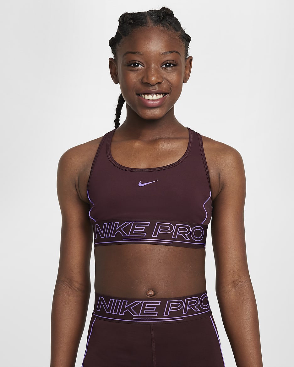 Nike Pro Swoosh Girls Sports Bra